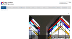 Desktop Screenshot of kirchenkreis-re.de
